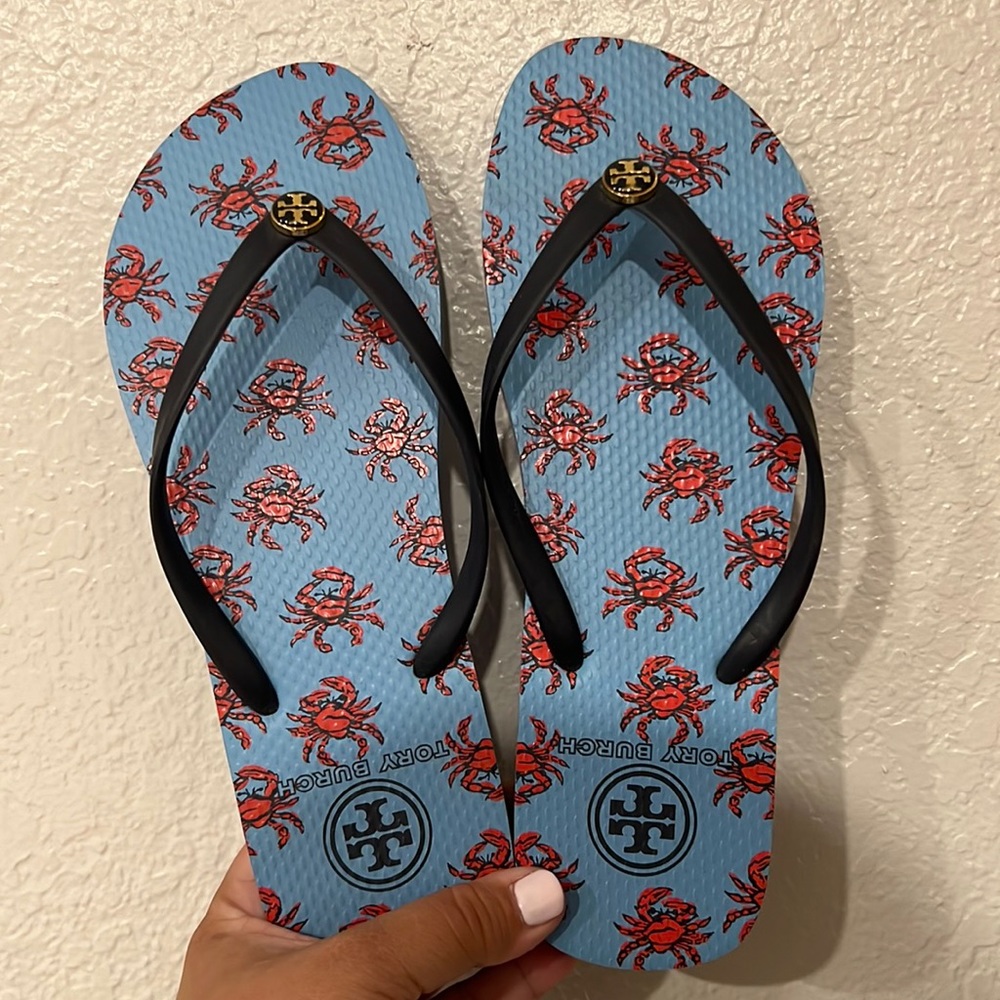 Tory Burch Plastic Flip Flops